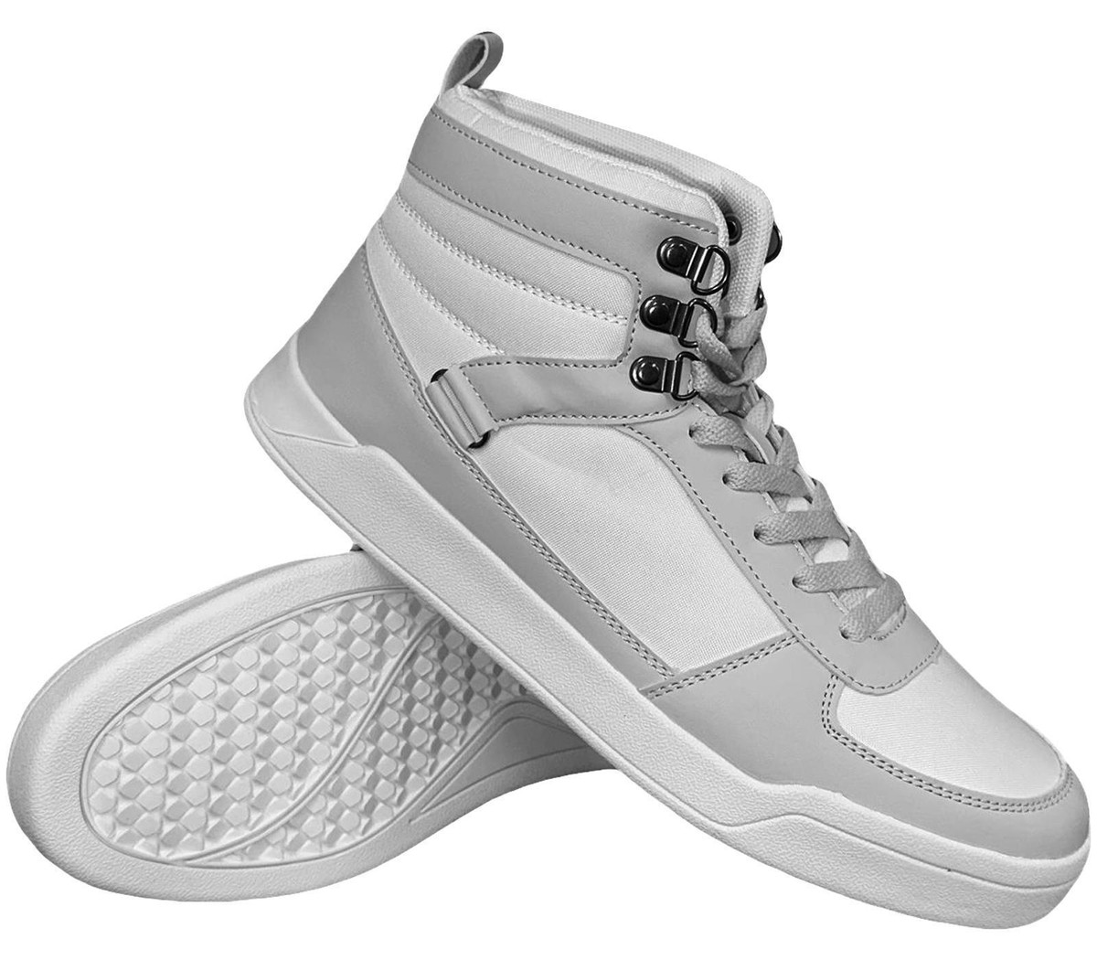 CROSSHATCH Mens High Top Ankle Trainers Boot Lace up Padded Casual Shoes UK 7 12