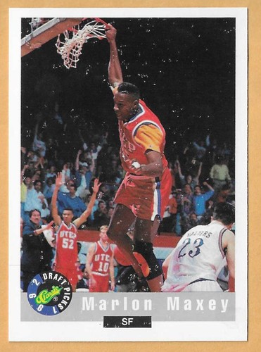 MARLON MAXEY UTEP #34 CLASSIC DRAFT PICKS 1992-93 - Picture 1 of 2