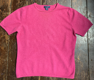 bright pink cashmere jumper