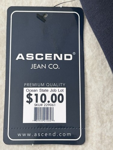 NWT Men's Ascend Jean Co. Super Soft Cargo Jogger - Navy - Size Large - Picture 12 of 12