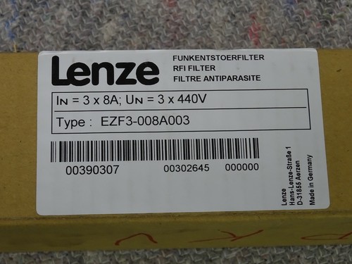 Lenze Funkenstoerfilter RFI EZF3-008A003 00390307 8A Un= 3x 440V - Picture 3 of 3