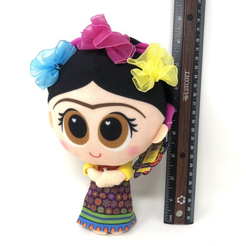 "Muñeco de peluche Amparin Frida Kahlo, la mundialmente famosa artista mexicana y feminista 8""" - Imagen 5 de 5