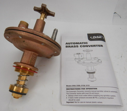 Orbit WaterMaster Underground 57034 3/4 Zoll Messing Automatik Wandler Ventil - Bild 2 von 6