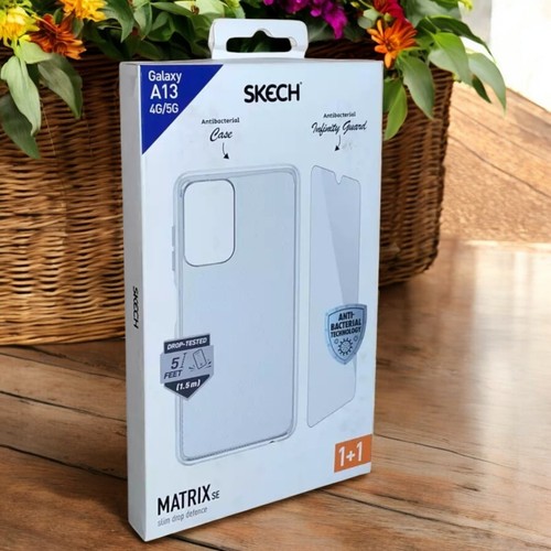 For Samsung Galaxy (A13 4G/5G) Official SKECH Clear Case Screen Protector Cover - Picture 5 of 11