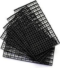 Aquarium Fish Tank Divider Plastic Egg Crate Aquarium Filter Bottom Tray Plastic