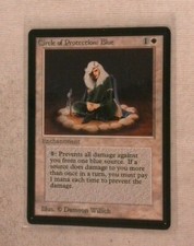 Circle of Protection: Blue, Beta Edition MTG SP