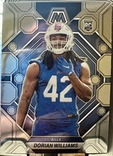 2023 Mosaic Football Dorian Williams #317 Bills Rookie RC