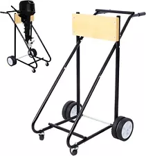 315LBS Capacity Outboard Boat Motor Engine Stand w/Casters Support Carrier Cart