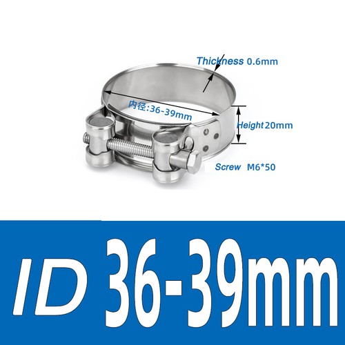 Hose Clamps-Clips Stainless Steel Heavy Duty T Bolt Exhaust  Type 1-50 - Picture 12 of 38