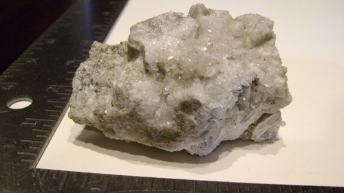 3" X 2 1/4" Calcite & Quartz Cluster on Matrix - LaFarge Quarries, Ravena, NY - Picture 5 of 11