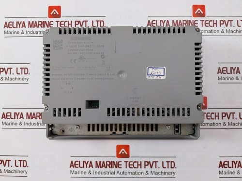 Siemens KTP600 Basic Mono PN Simatic Touch Panel DC 24V 0.35A 00-1C-06-19-AA-8E - Picture 7 of 9