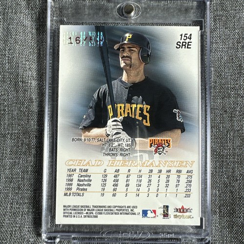 2000 Skybox STAR RUBIES EXTREME  /50 Chad Hermansen 🔥SCARCE🔥 - Picture 2 of 5