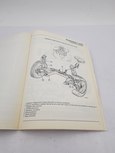 Manuale officina Fiat Coupe' corso tecnico vettura monografia didattica tecnica. - Foto 7 di 24