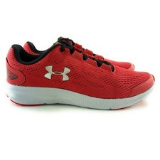 Under Armour Youth Boy's Charged Pursuit 2 Versa Red Silver Shoes Sz 3.5-7Y GS 