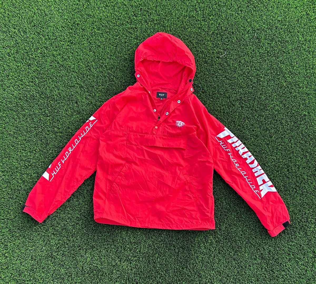 Huf x thrasher windbreaker deals