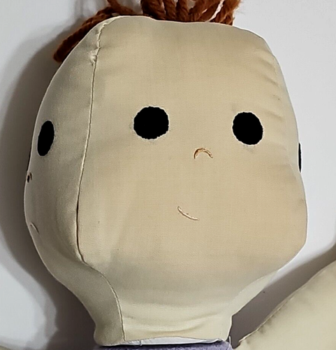 Vtg. 4-Face Swivel Head Cloth Doll 4 Emotions - Picture 21 of 23