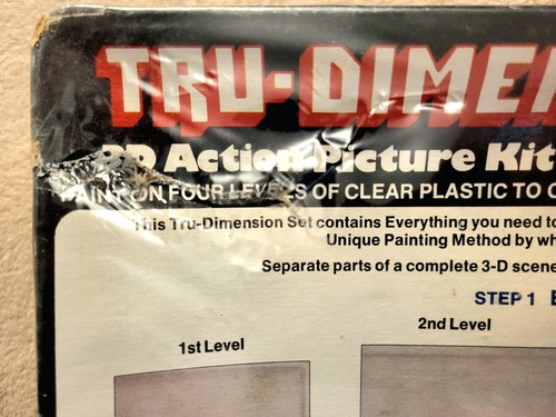 1976 Tru-Dimension King Kong 3D Action Picture Kit RARE Dino DeLaurentis Sealed - Picture 9 of 13