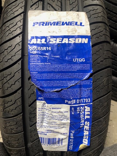 4 New 205 65 16 Primewell All Season Tires