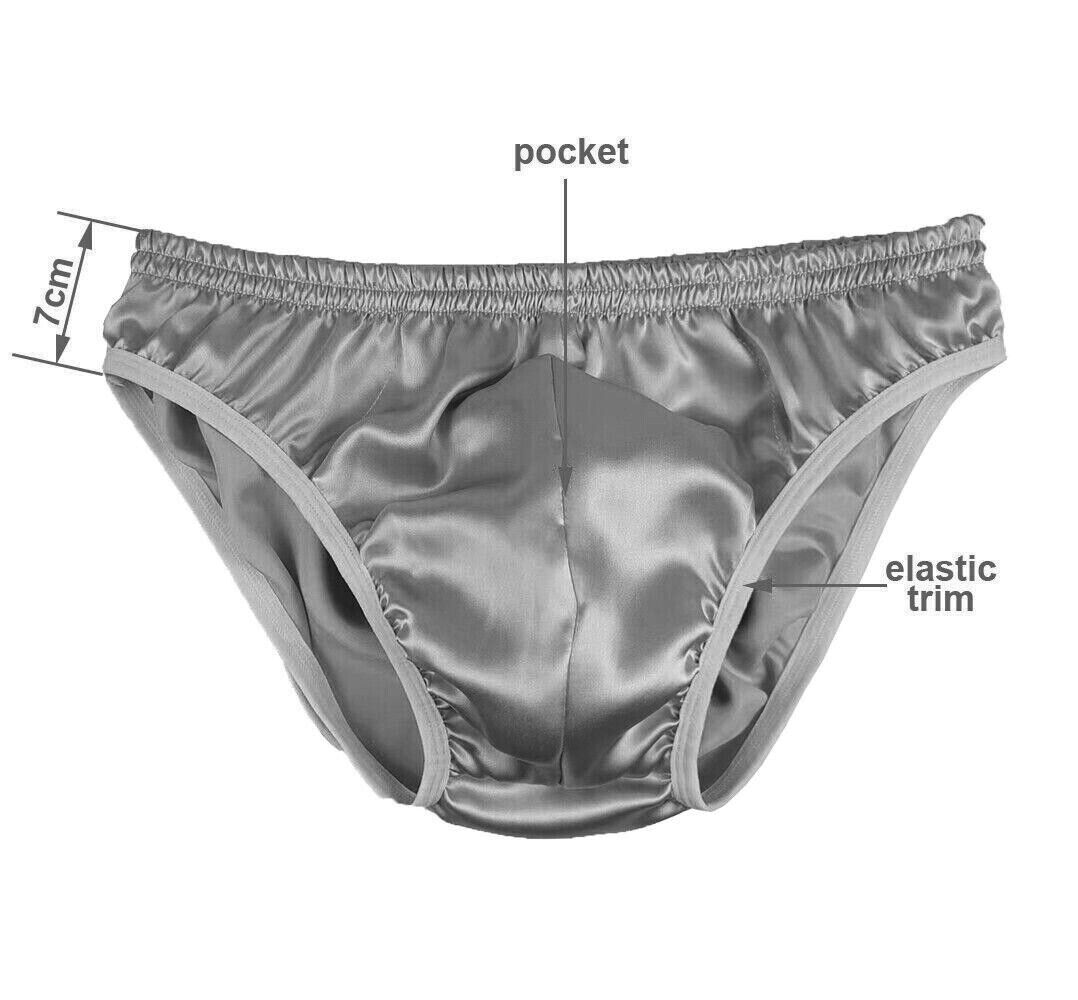 Men s Pure Silk Briefs 30 Momme 100 Mulberry Silk Undies Bikinis
