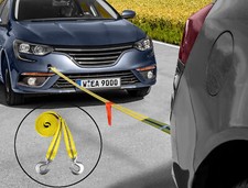 Abschleppseil 6000 kg 6 t Abschlepphilfe 4m Pannenhilfe PKW Seil elastisch LKW