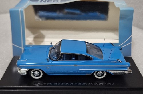 Dodge Polara 2-Door Hardtop Coupe MKI 1960 Blue 1:43 Neo NEO44099 RARITY!!! - Picture 14 of 17