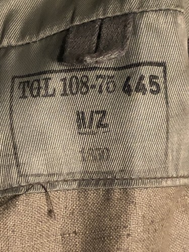 NVA Uniform Grenztruppen frühe Uniform 1969 Schwarzer Kragen Stiefelhose DDR TGL - Bild 12 von 23