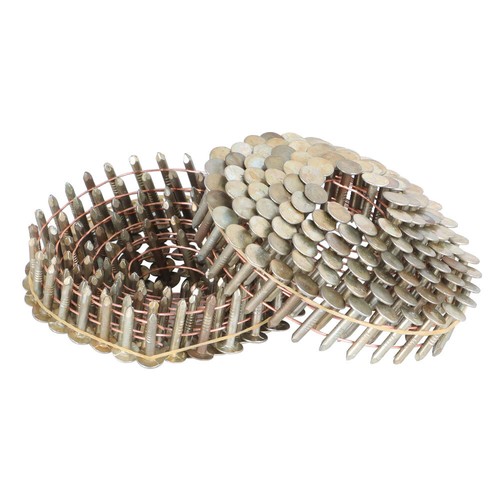 7200 Pcs 3/4" × 0.12" 15 Degree Galvanized Coil Roofing Nail Head Diameter 3/8" - Picture 6 of 16