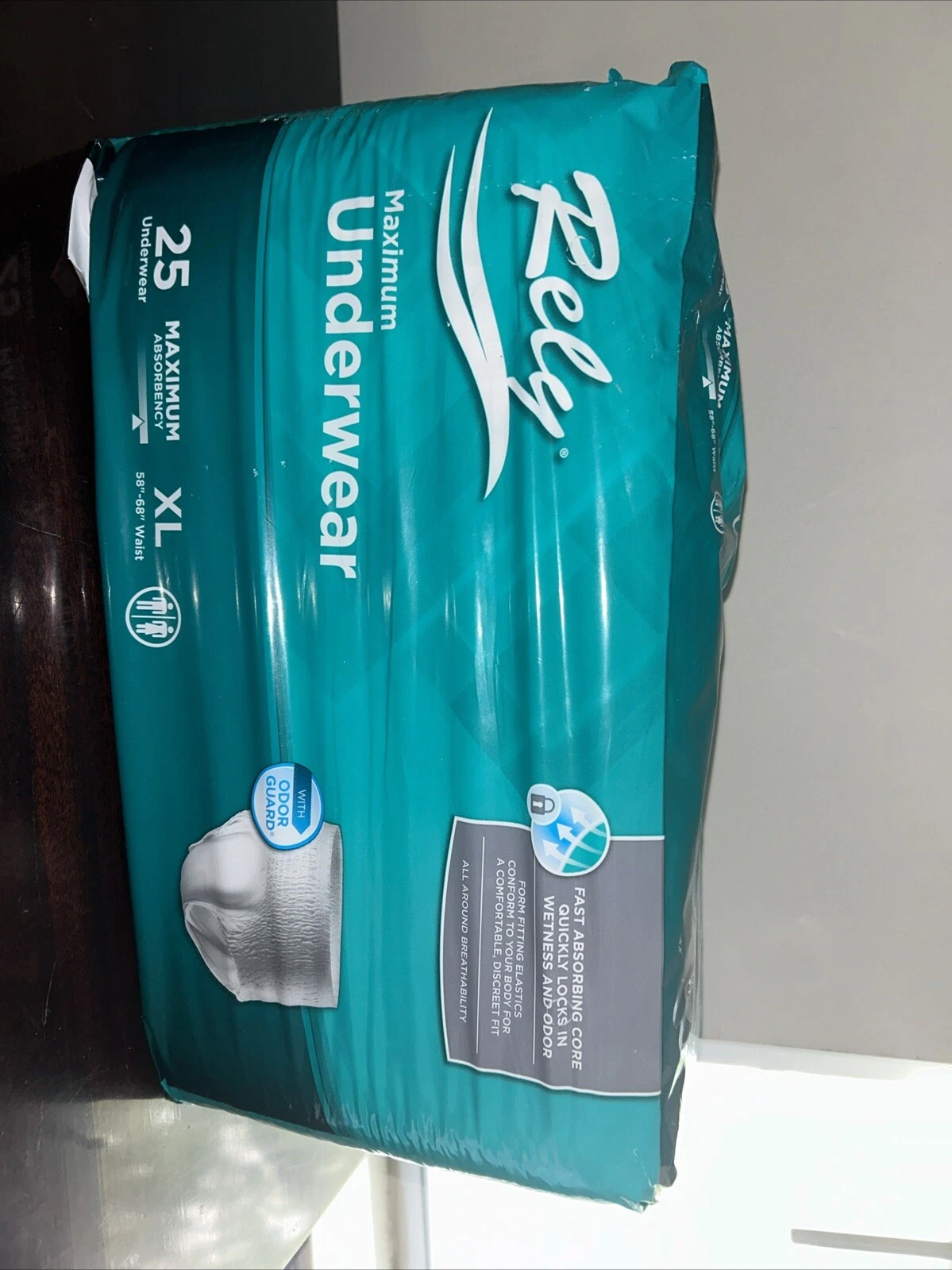 Lot Of 4 Womens XL Adult Diapers Underwear (100 Total) Depends