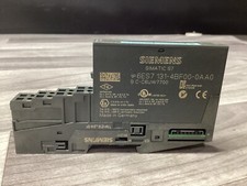 SIEMENS 6ES7 131-4BF00-0AA0 INPUT MODULE W/TM-E15C24-01 BASE UNIT #110PT21