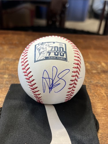 Albert Pujols Signed 700 Home Runs Logo Baseball JSA Coa Angels Autographed - Picture 2 of 6
