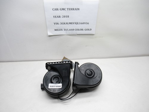 2018-2019 GMC Terrain Low & High Pitch Tone Horn  Signal  A046495 OEM - Picture 1 of 8