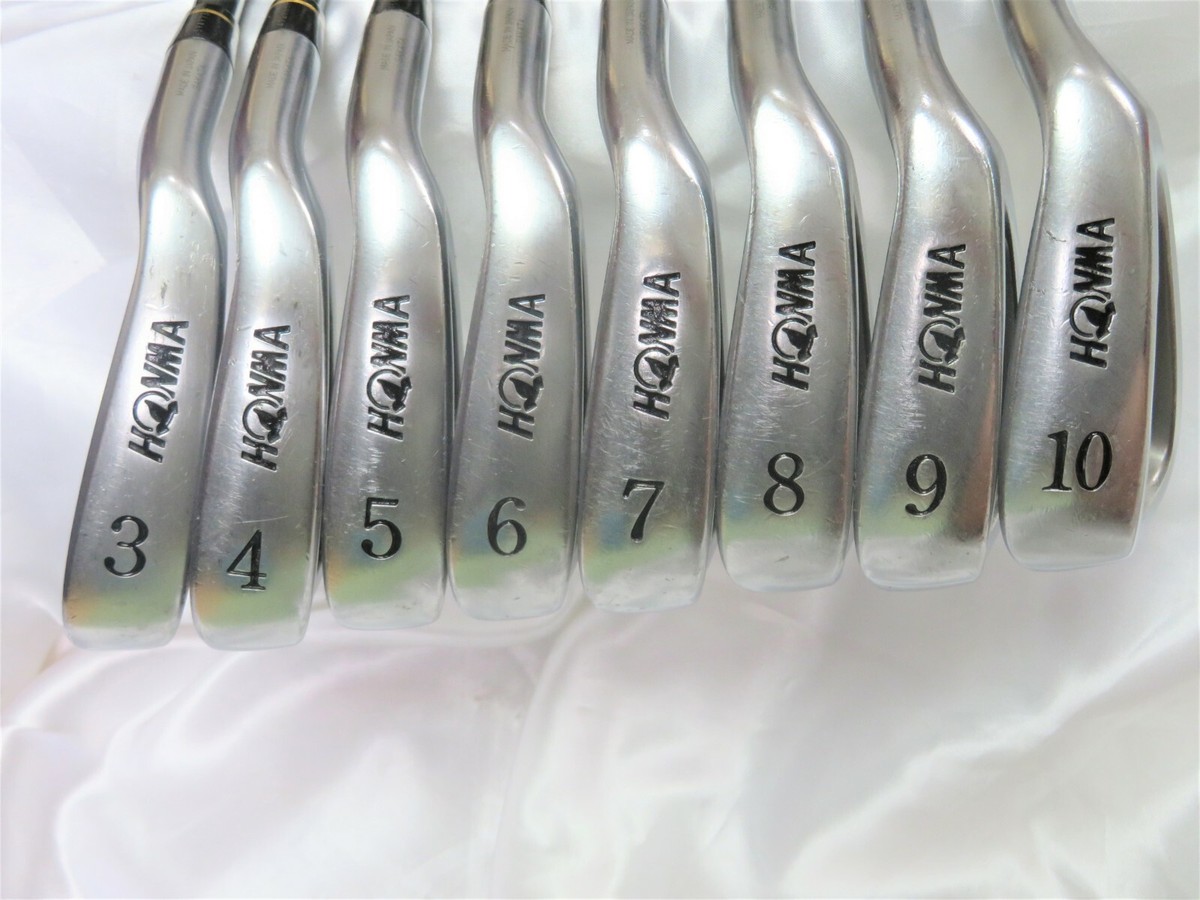 HONMA TWIN MARKS AP-302 TITANIUM FACE R-FLEX 8PC IRONS SET GOLF