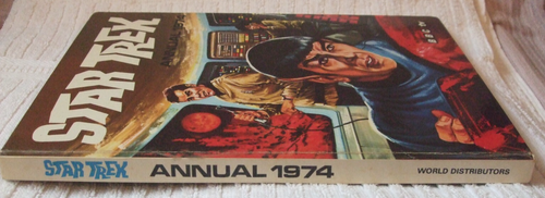 HARDBACK "RARE" ANNUAL BOOK (STAR TREK ANNUAL) YEAR:1974/USED/UN-CLIPPED - Foto 2 di 8
