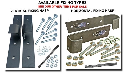 Heavy Duty Security hasp - Vertical - Padlock protection unlike hasp & staple - Picture 10 of 11