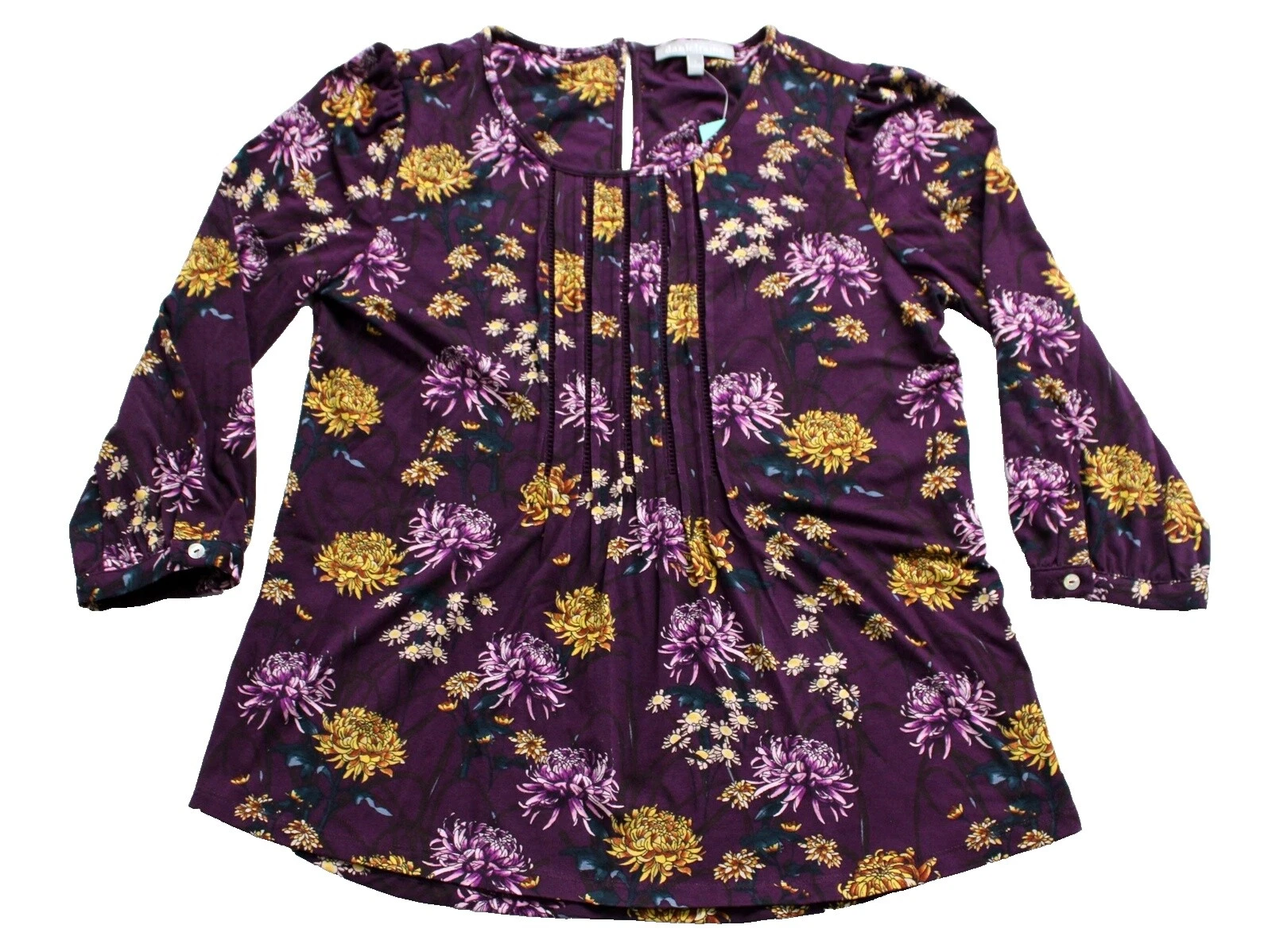 Blusa para mujer formal floral de nailon
