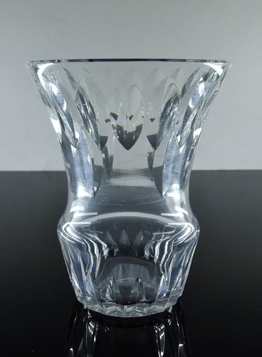 BACCARAT ANCIENNE VASE EN CRISTAL TAILLE SOUFFLE BACCARAT SIGNE CATALOGUE 1948 - Bild 3 von 12