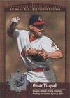 2001 SP Game Bat Edition Milestone - Omar Vizquel #14