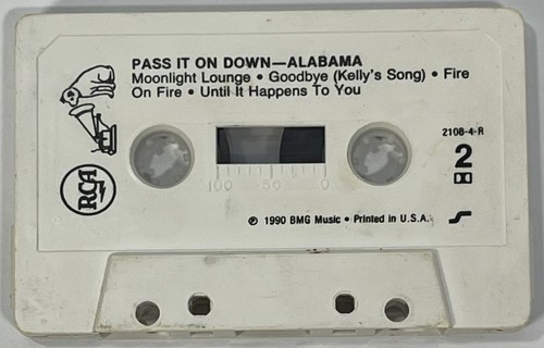 Alabama - Pass It on Down Audio Cassette 1990 BMG Special Products 2108-4-R - Picture 5 of 6