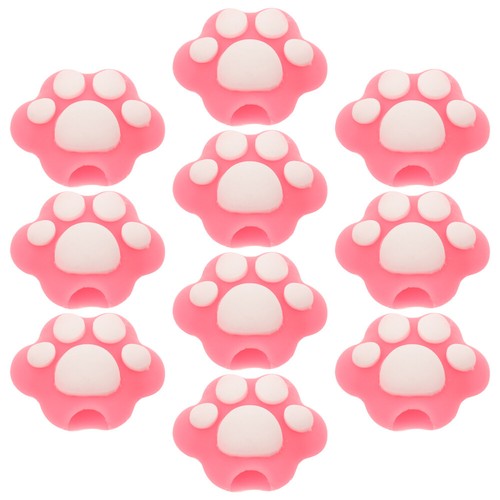  10 Pcs Pink Cat Claw Pen Cap Pencil Extender for Colored Pencils Tip Cover - Afbeelding 5 van 12