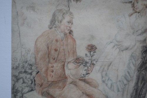 ZEICHNUNG 18. JAHRHUNDERT LA LECON DE BOTANIQUE - Bild 11 von 12