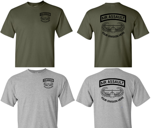 US ARMY Air Assault T-Shirt, Customized 