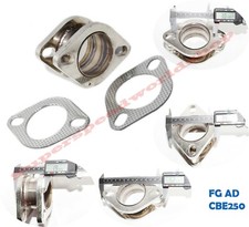 Catback Exhaust Muffler Extension Flange Steel Adapter 2.5 2bolt Flangegasket