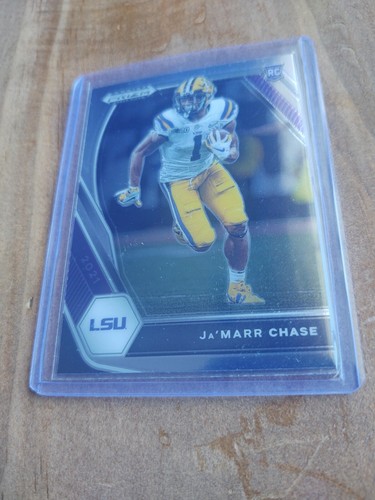2021 Panini Prizm Draft Picks Ja'Marr Chase RC #112 - Picture 1 of 2