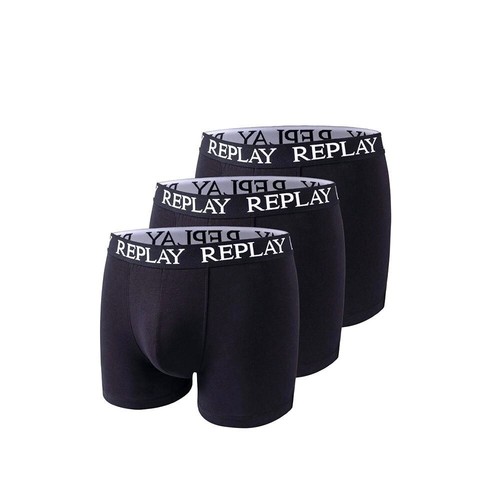 Replay Trunks 3 Pack Men's Designer Boxers shorts briefs underwear size L - Picture 2 of 4