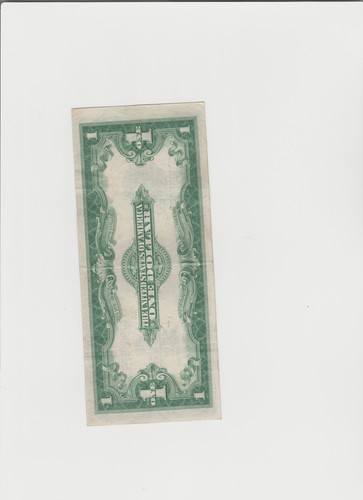 1923 $1 One Dollar Silver Certificate Note Horse Blanket Large Size Banknote. - Picture 4 of 4