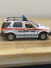  Cararama Mercedes Benz ML320  POLICE TRAFFIC ACCIDENT UNIT  RARE CAR Scale 1:43