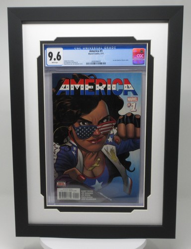 COMIC BOOK (NOT INCLUDED) CGC GRADED MARVEL DC PICTURE DISPLAY WALL FRAME - Picture 1 of 8