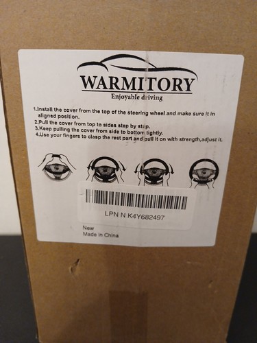 Coprivolante Riscaldato Warmitory - Riscaldatore Volante Lusso, Cavo 12V  - Foto 3 di 9