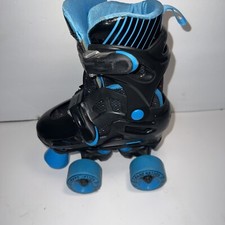Roller Derby Skates Youth Adjustable Size 12-2 Black and Blue