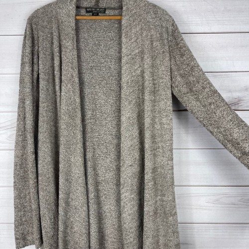 Barefoot Dreams Bamboo Chic Lite Cardigan Light Brown S/M - Picture 3 of 7